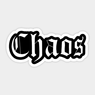 Chaos Sticker